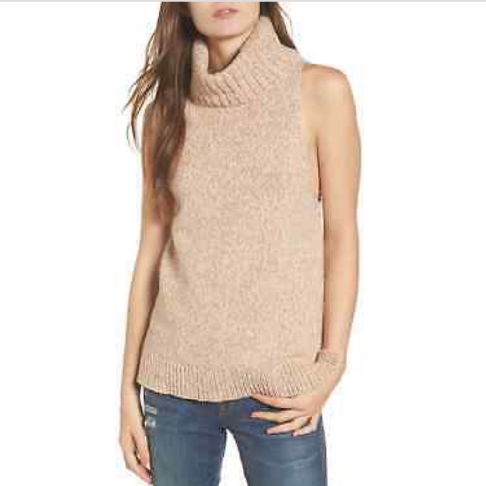 Madewell sleeveless turtleneck sweater Size medium